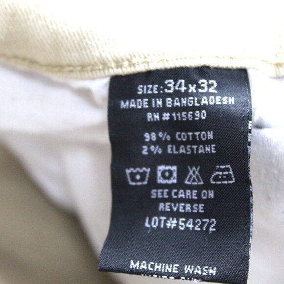 Stitches and Rivets Tan/Khaki Men's Jeans/Pants 34 x 32 Straight 54272 Stretch - Picture 4 of 7